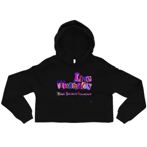 Live Truthfully Scrapbook - Printed - Crop Hoodie