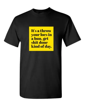LOC BUN DAY TEE (BLK)