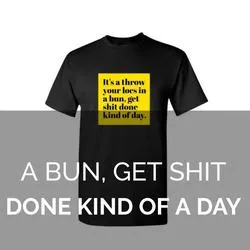 LOC BUN DAY TEE (BLK)