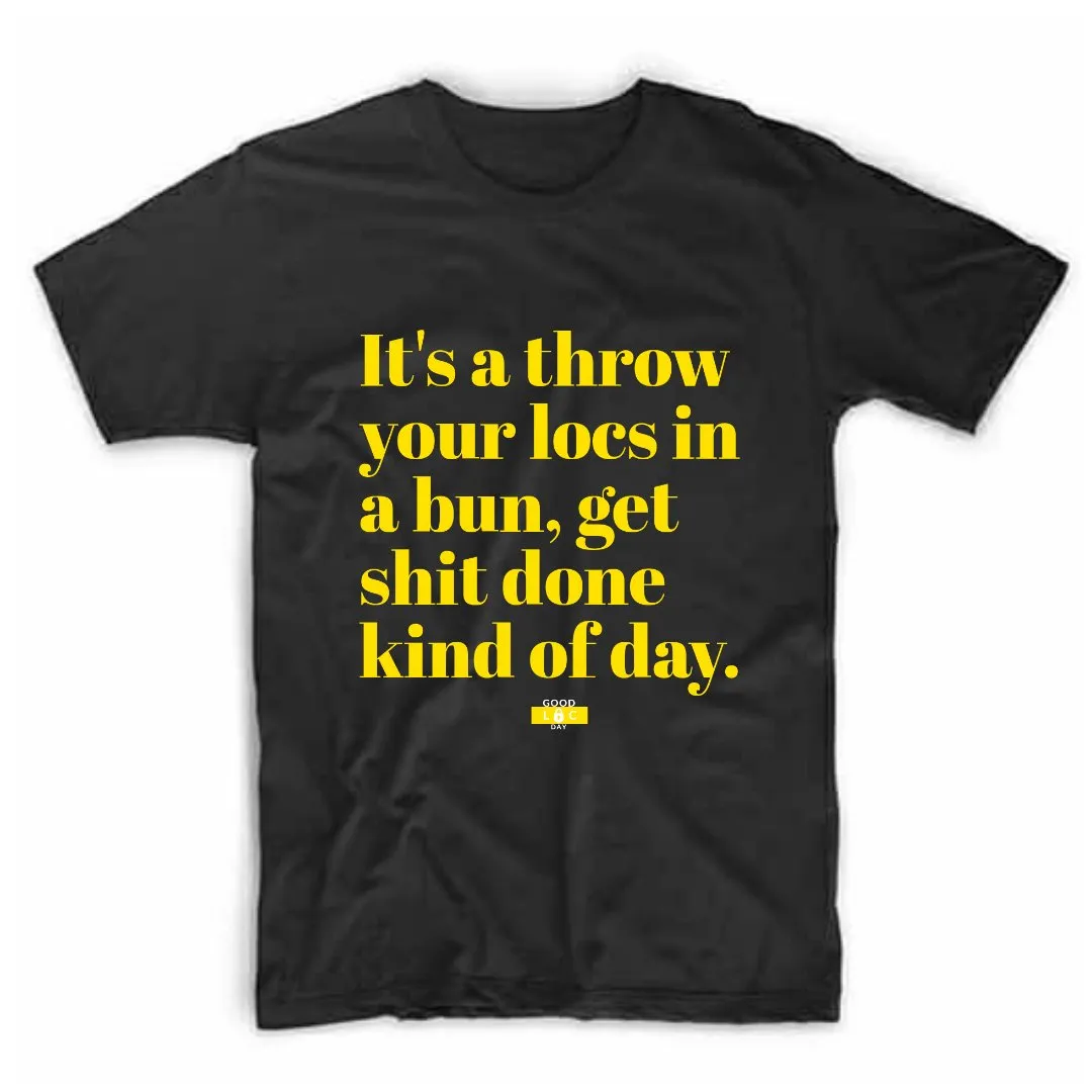 LOC BUN DAY TEE (BLK/YEL)