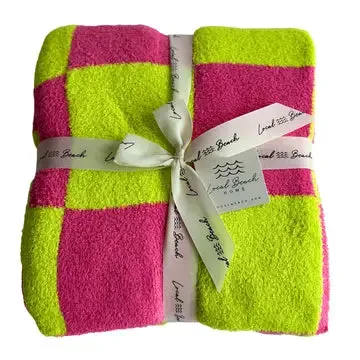 Local Beach Luxe Home Blanket - Asst. Colors