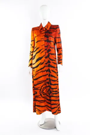 Long Tiger Duster Coat