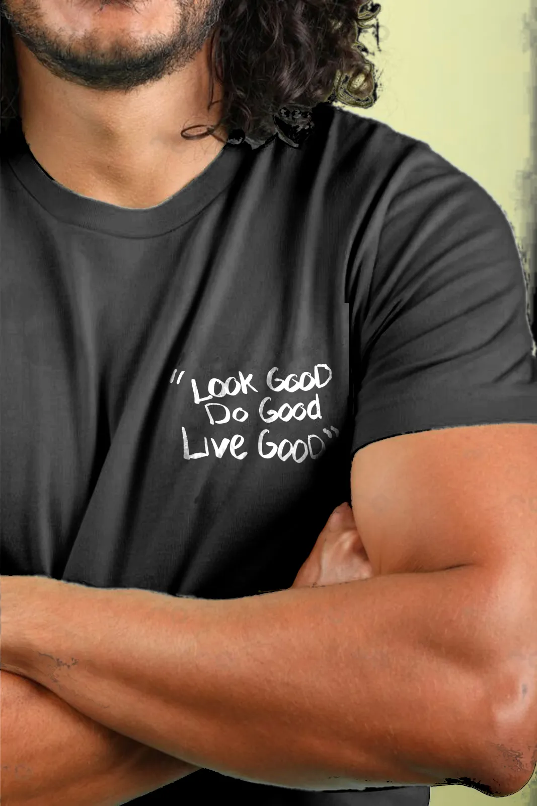 Look Good Black Tee
