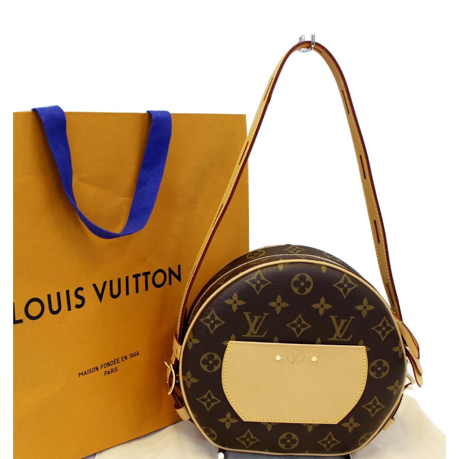 LOUIS VUITTON Boite Chapeau Souple Monogram Canvas Shoulder Bag