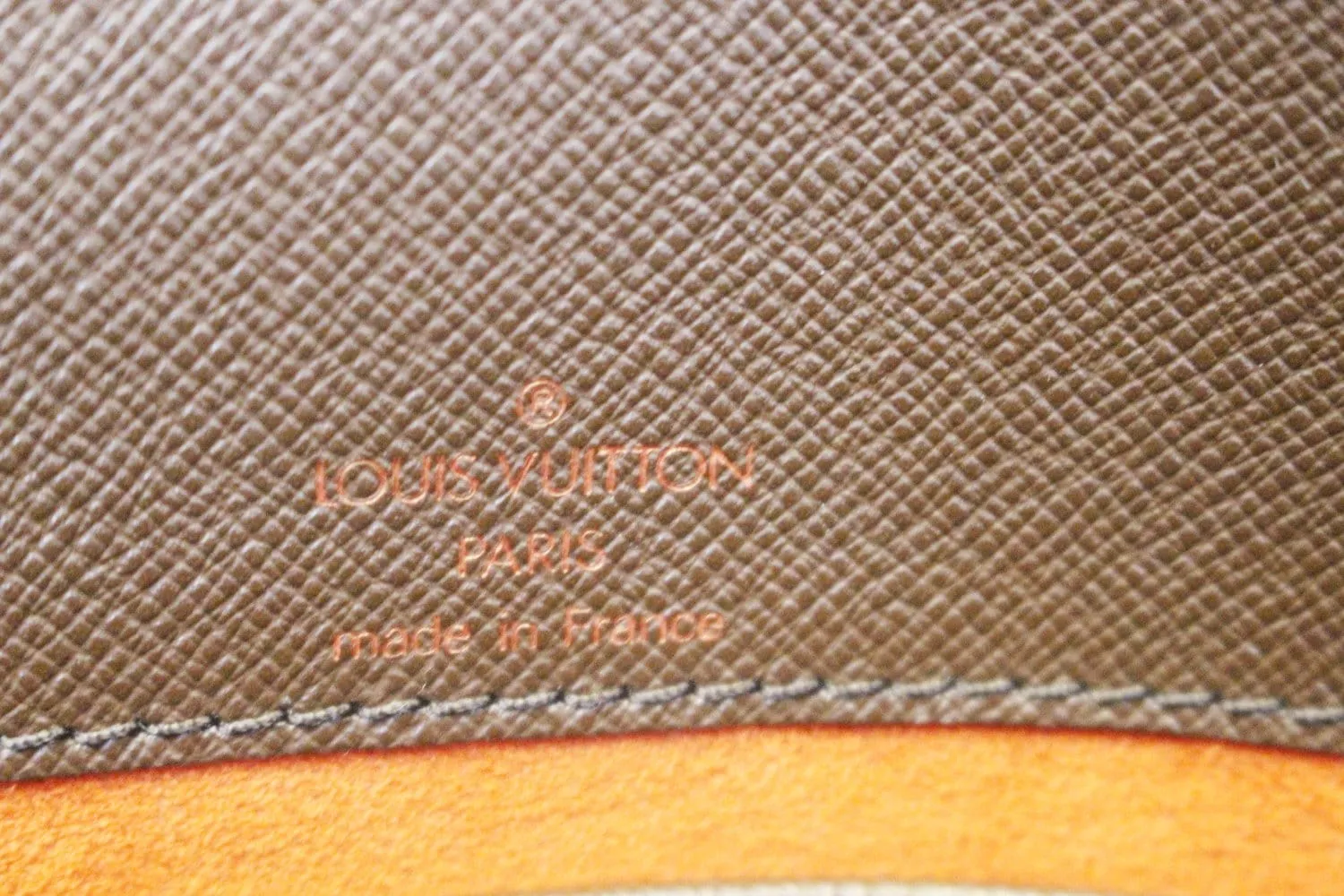 LOUIS VUITTON Damier Ebene Musette Tango Brown Shoulder Bag