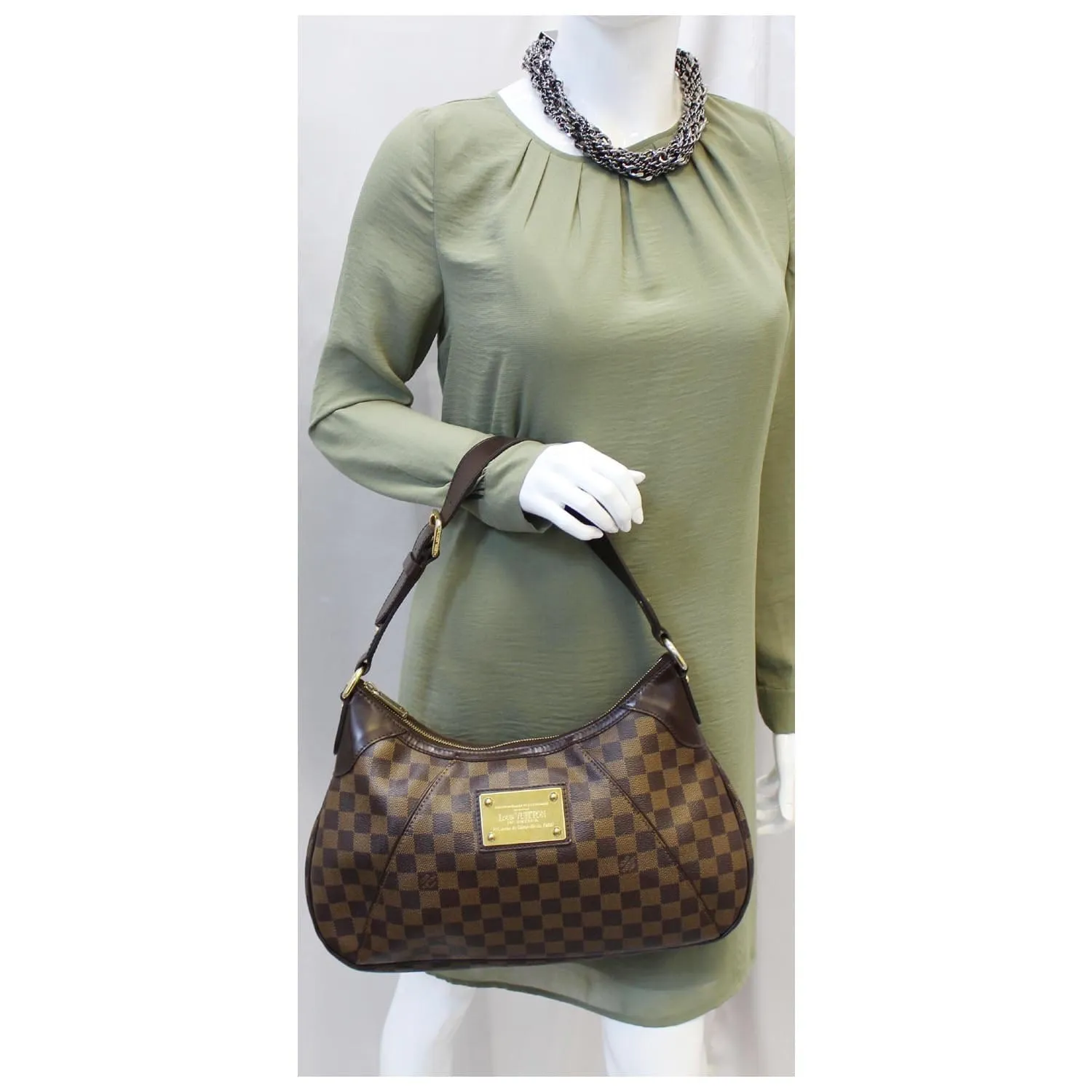 LOUIS VUITTON Thames GM Damier Ebene Shoulder Bag