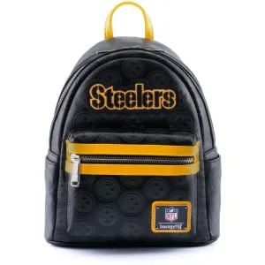 Loungefly NFL Pittsburgh Steelers Logo AOP Mini Backpack