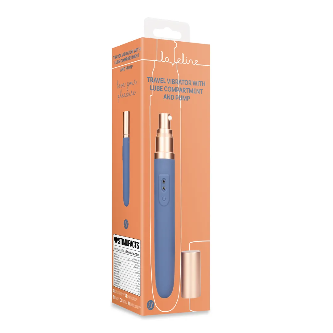 Loveline Travel Vibromasseur Blue Horizon 19 cm
