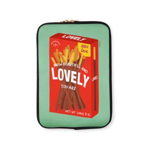 Lovely Chocolate Stick | Laptop Sleeve {LOVE SUPERMARKET}