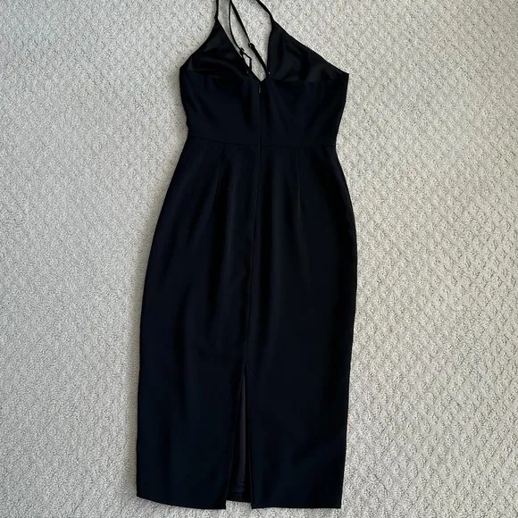 Lovers   Friends Black Finley Midi Dress Size XS