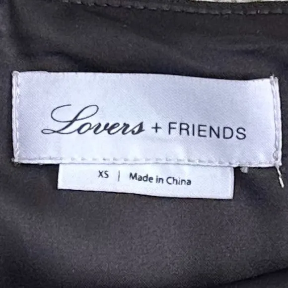 Lovers   Friends Black Finley Midi Dress Size XS