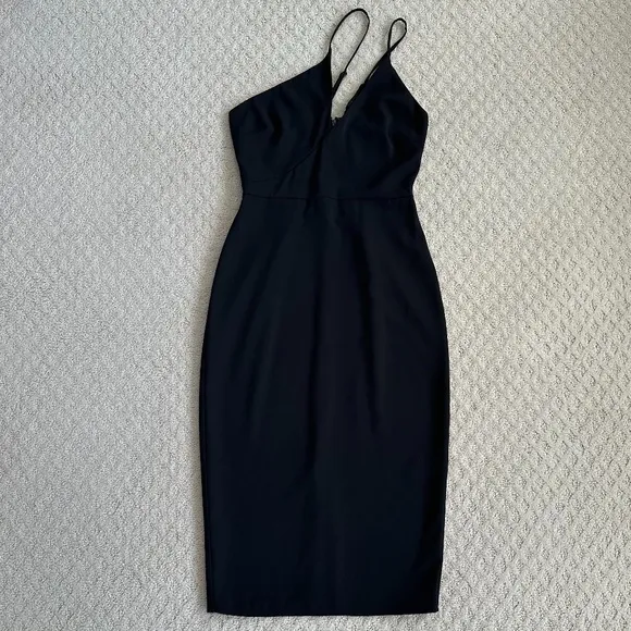 Lovers   Friends Black Finley Midi Dress Size XS