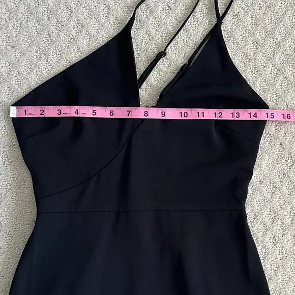 Lovers   Friends Black Finley Midi Dress Size XS