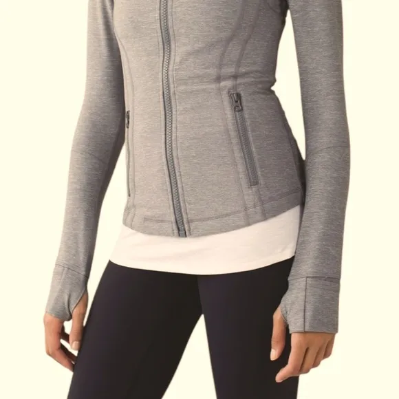 Lululemon Women’s Heathered Slate Define Jacket Size 4