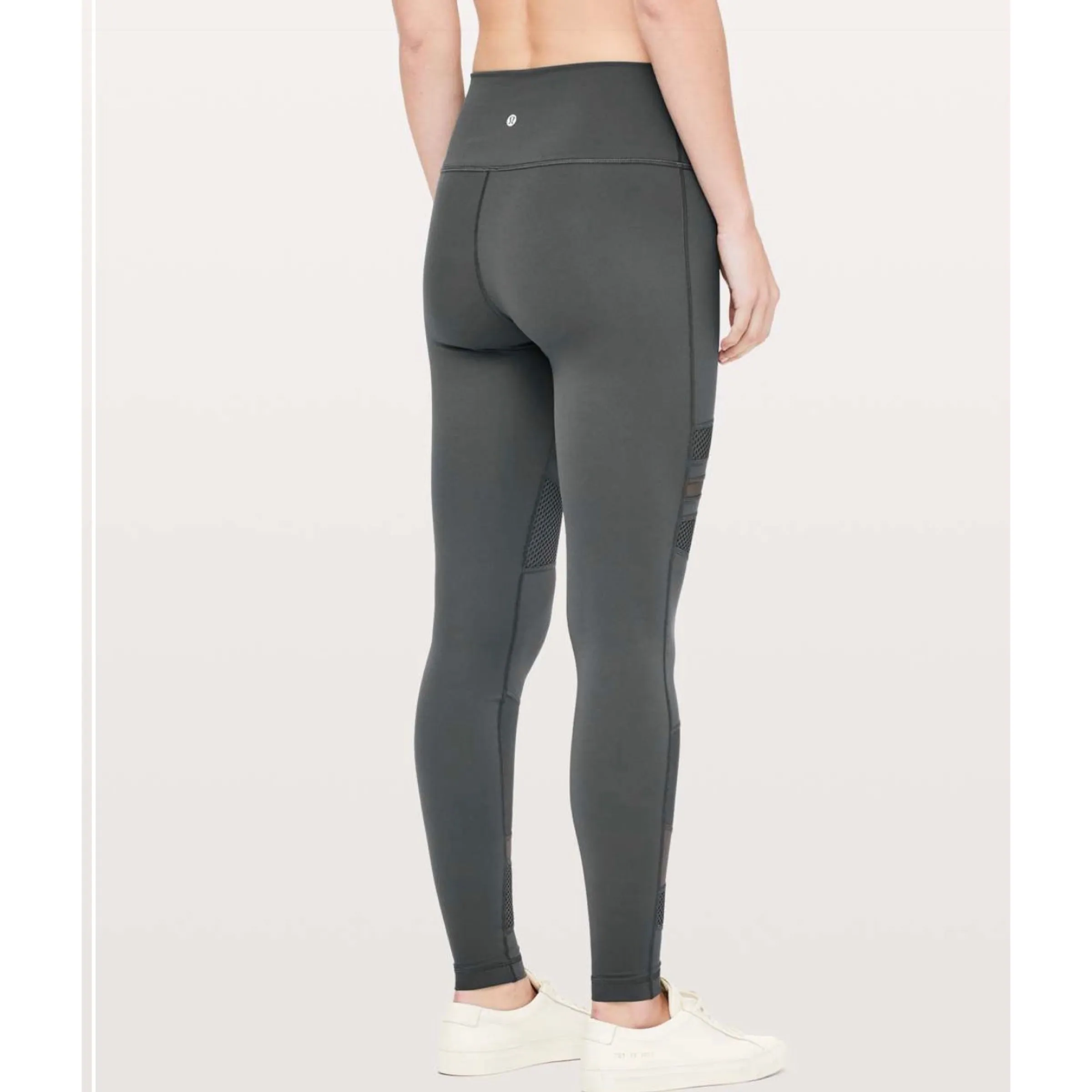 Lululemon Wunder Under High-Rise Tight *Mix & Mesh 28" Melanite Size 6
