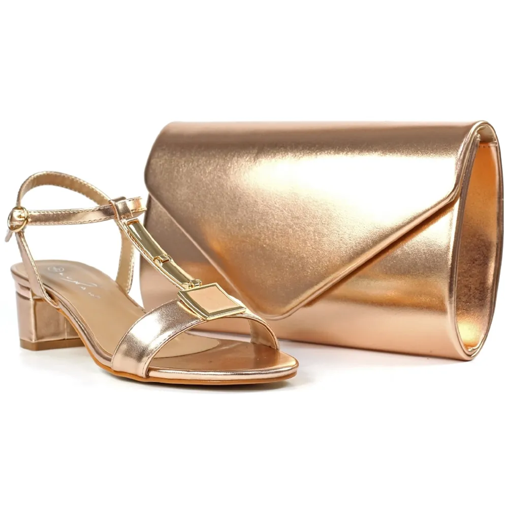 Lunar Blaze Rose Patent Bag