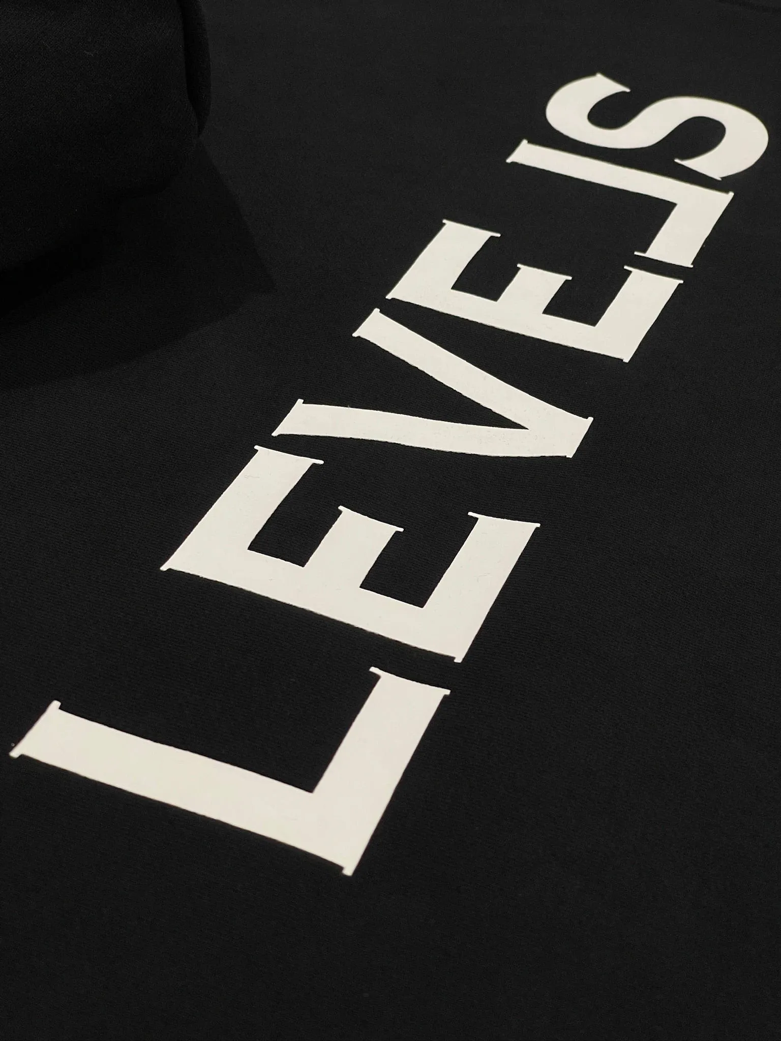 LUXE LEVELS OVERSIZED HOODIE | BLACK