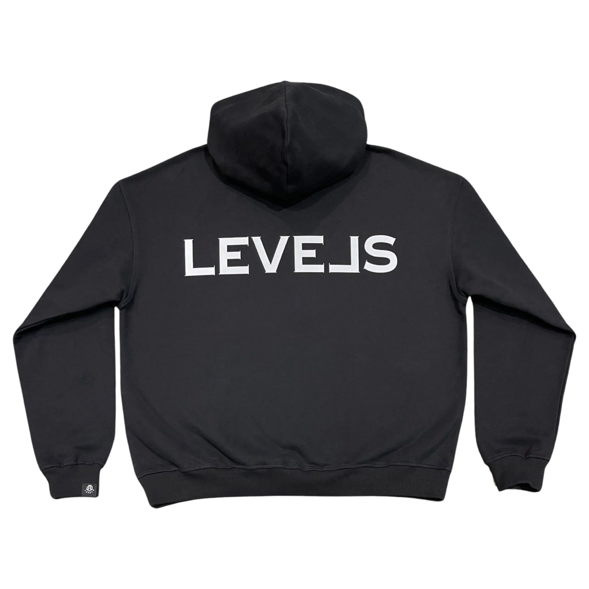 LUXE LEVELS OVERSIZED HOODIE | BLACK