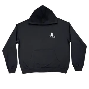 LUXE LEVELS OVERSIZED HOODIE | BLACK