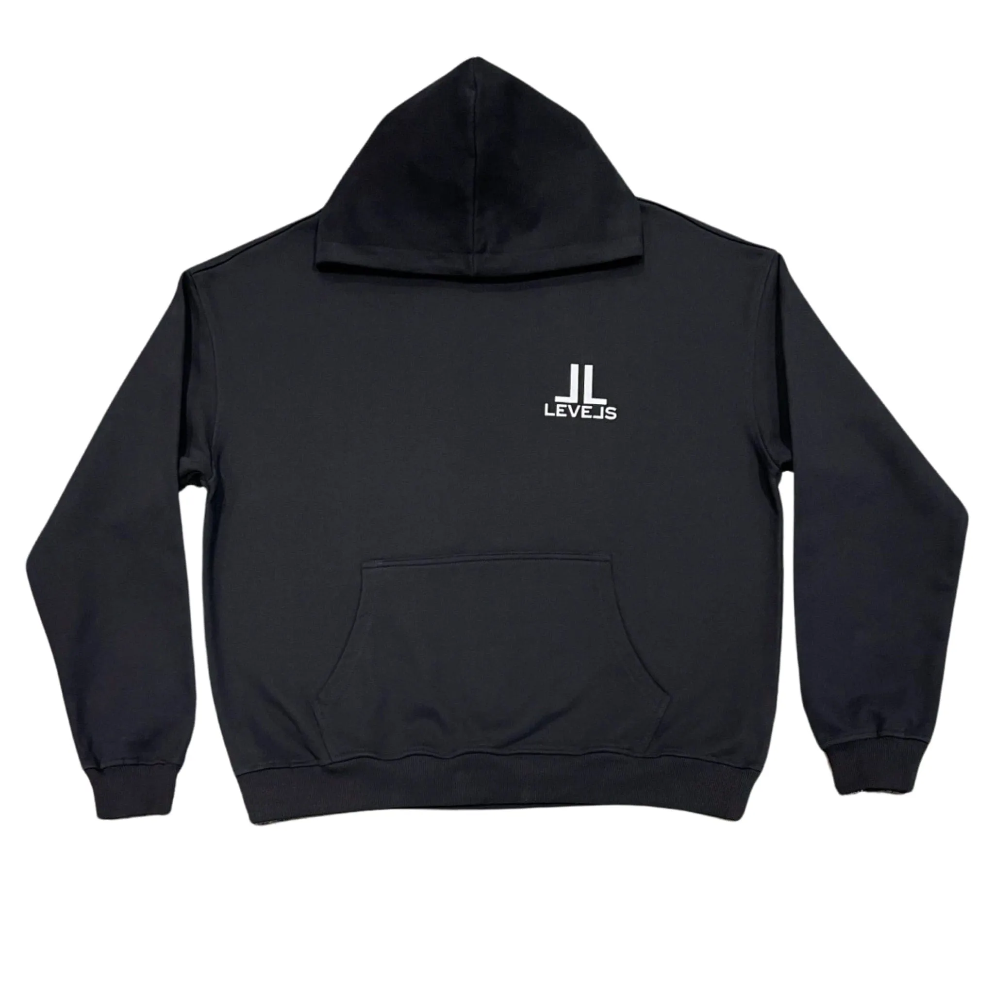 LUXE LEVELS OVERSIZED HOODIE | BLACK