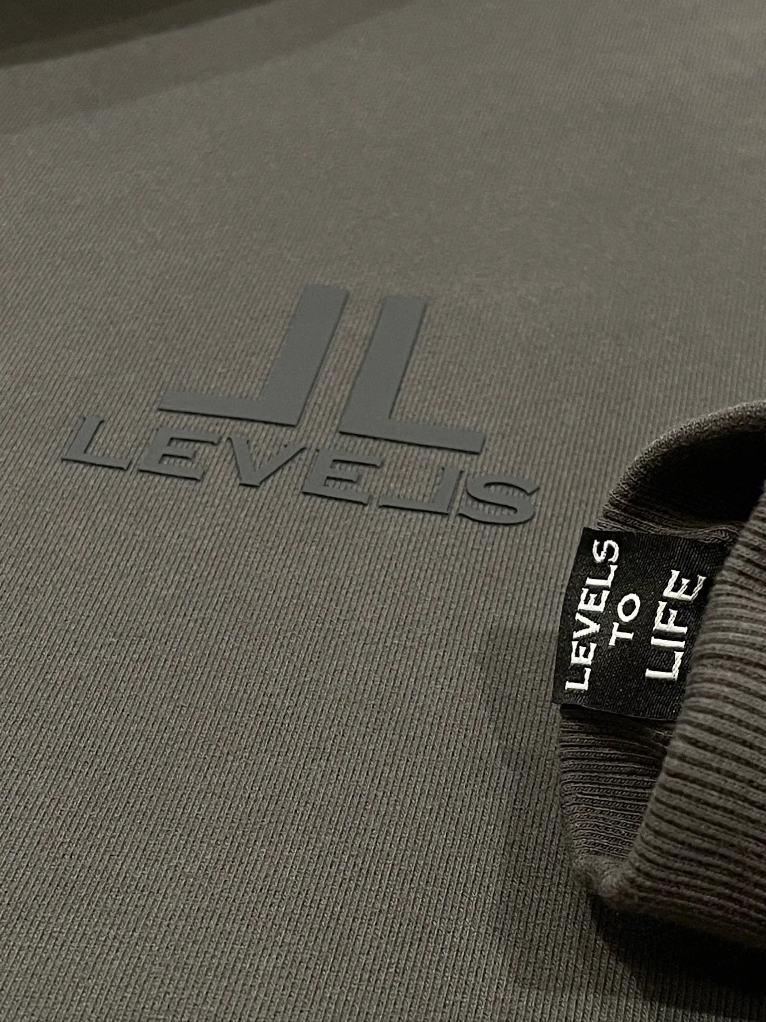 LUXE LEVELS OVERSIZED HOODIE | CHARCOAL