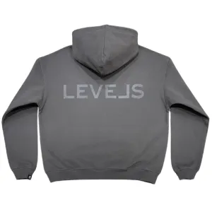 LUXE LEVELS OVERSIZED HOODIE | CHARCOAL