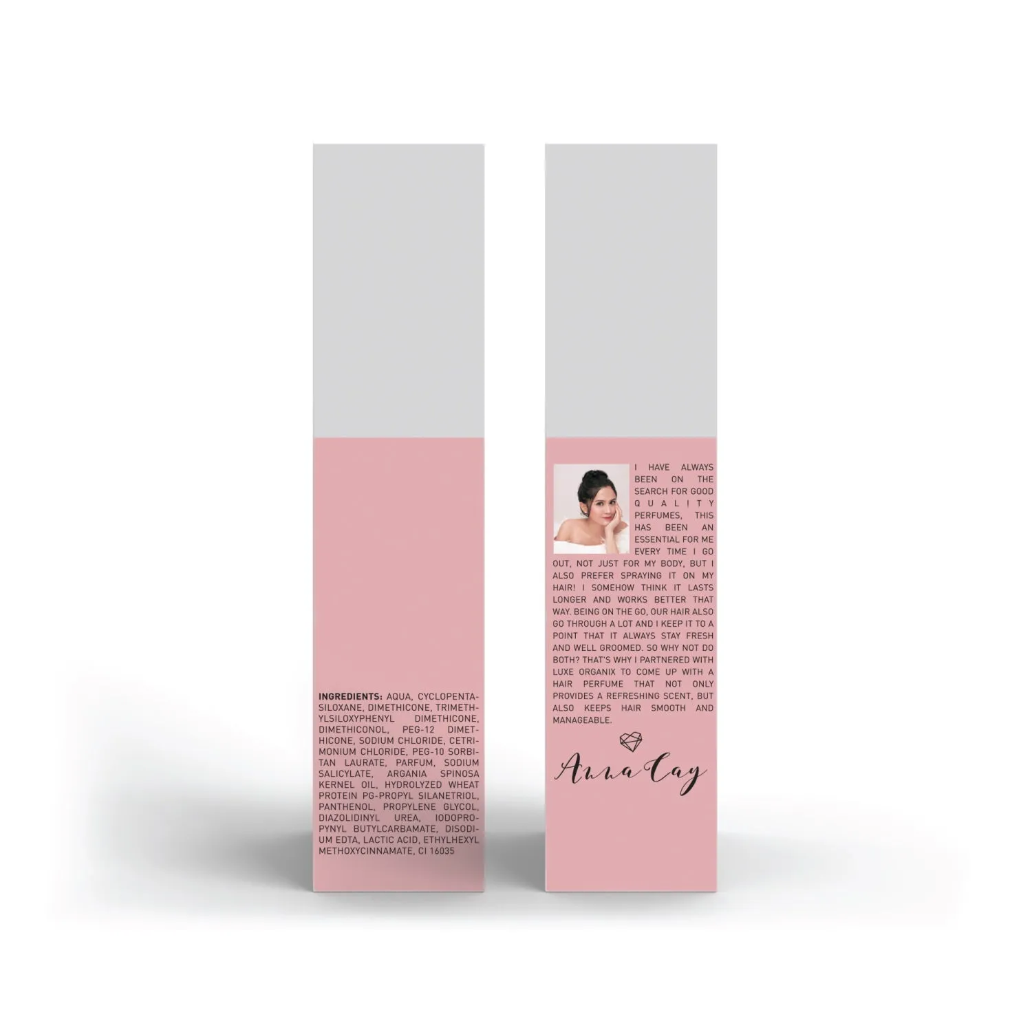 Luxe Organix x Anna Cay 2in1 Hair Mist - Musky Rose