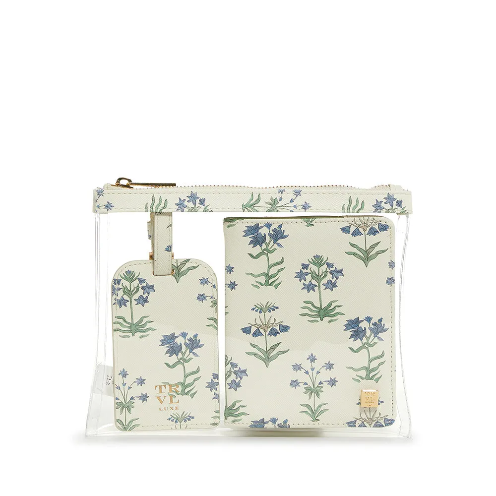 Luxe Saffiano Trvl 3pc Set - Provence