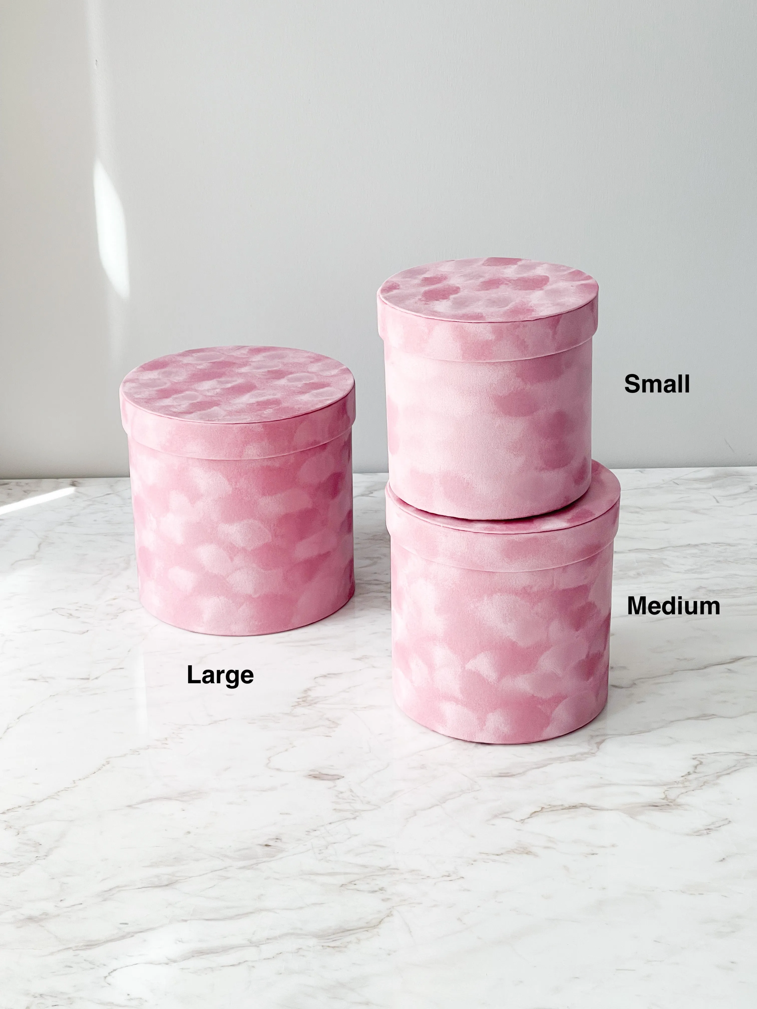 Luxury Velvet Cylinder Gift Box with Lid