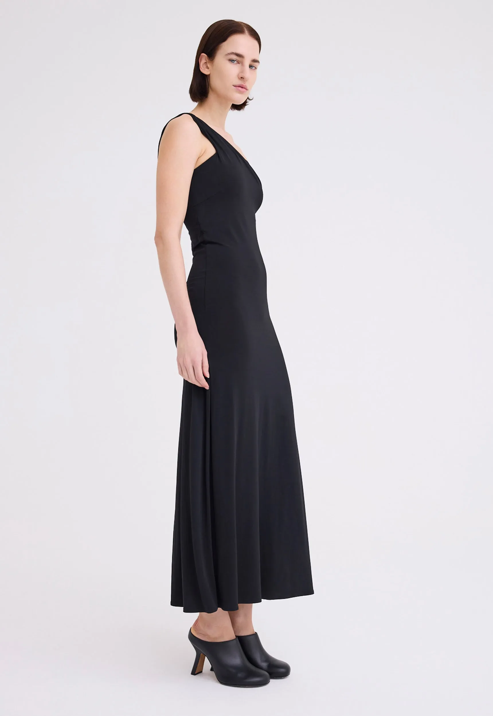 Lyas Jersey Maxi Dress - Black