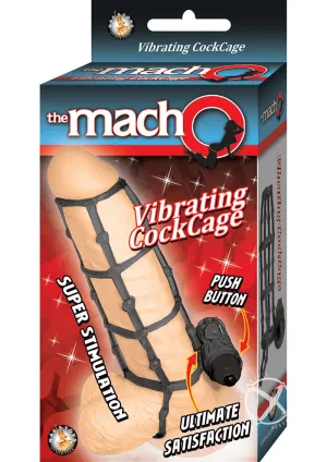 Macho Vibrating C*Ckcage Black