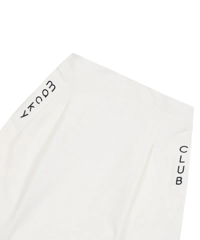MACKY Golf: Mini Full-Line Skirt - White