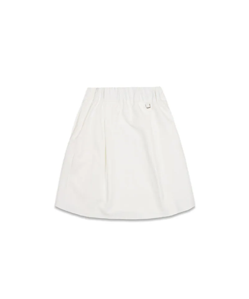 MACKY Golf: Mini Full-Line Skirt - White
