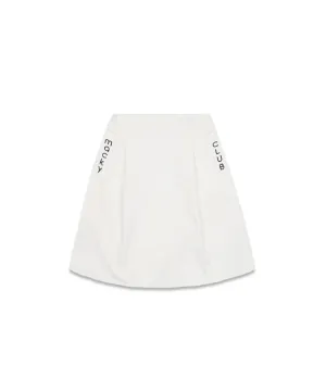 MACKY Golf: Mini Full-Line Skirt - White