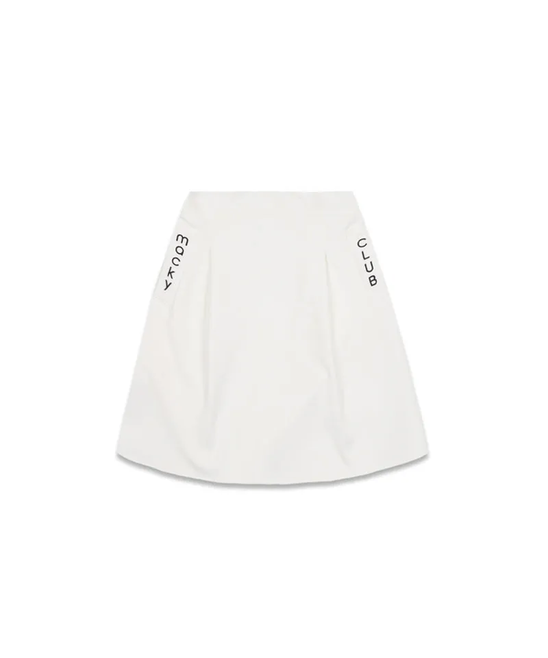 MACKY Golf: Mini Full-Line Skirt - White
