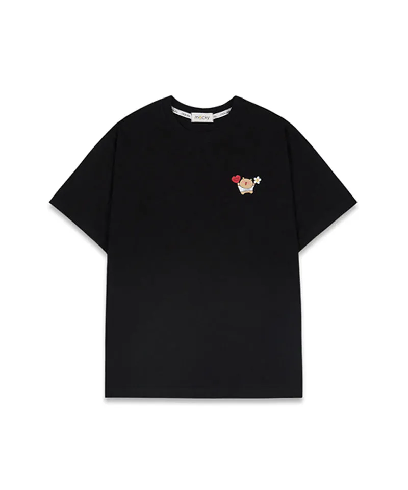 MACKY Golf: Wadada Bear Happy T-Shirt - Black