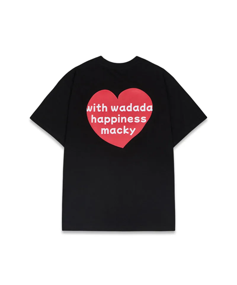 MACKY Golf: Wadada Bear Happy T-Shirt - Black