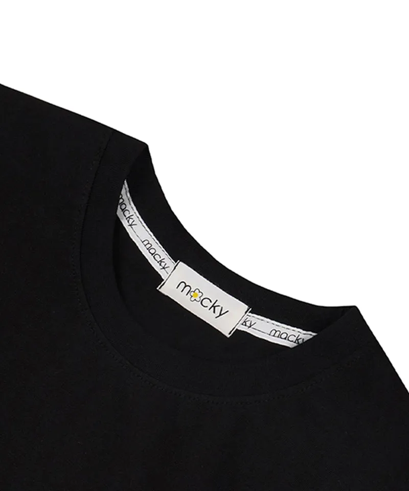 MACKY Golf: Wadada Bear Happy T-Shirt - Black