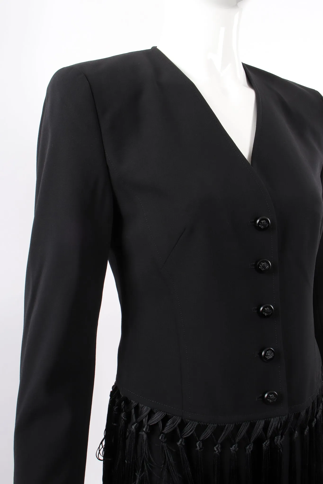 Macrame Fringe Jacket & Pant Suit