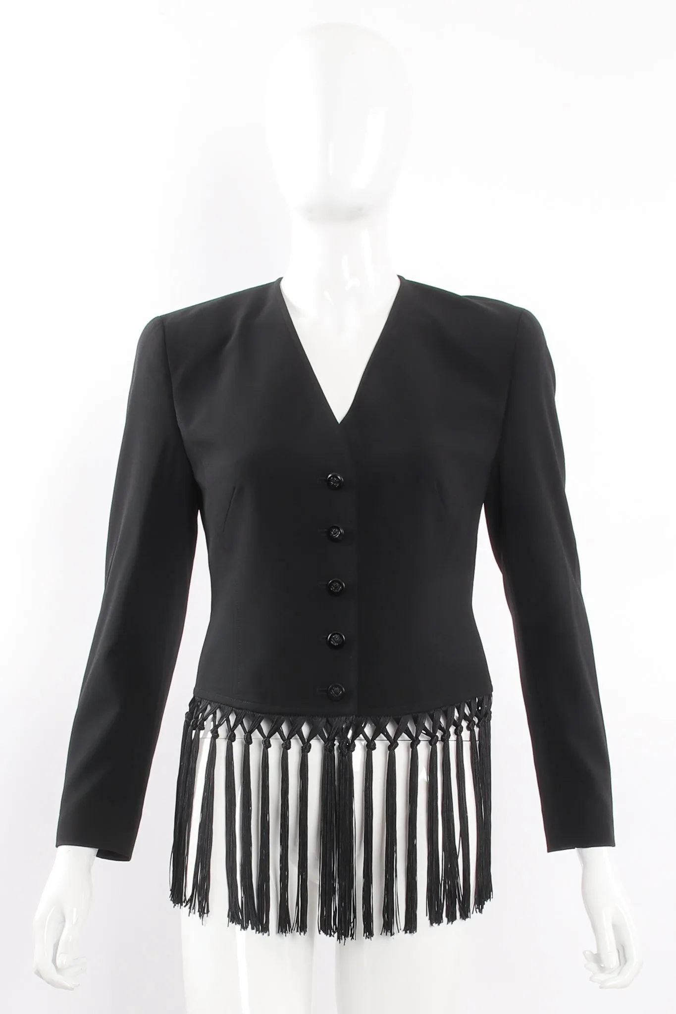 Macrame Fringe Jacket & Pant Suit