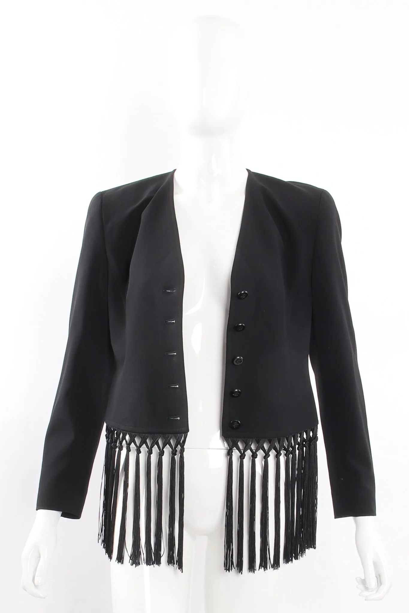 Macrame Fringe Jacket & Pant Suit