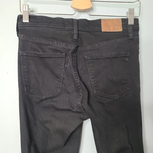Madewell 9&quot; High Riser Skinny Skinny Black Jeans