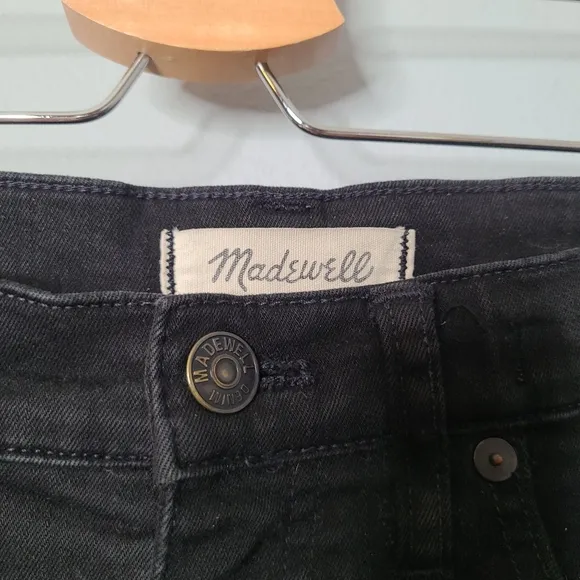 Madewell 9&quot; High Riser Skinny Skinny Black Jeans