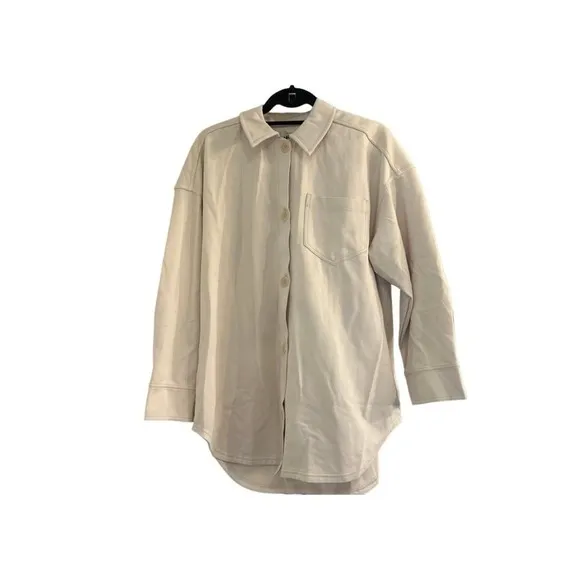 Madewell Ponte Hurricane Shirt-Jacket Small