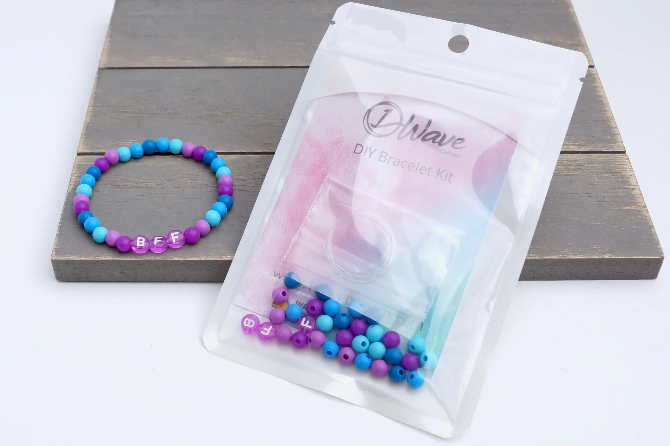 Magenta Personalized Bracelet Kit