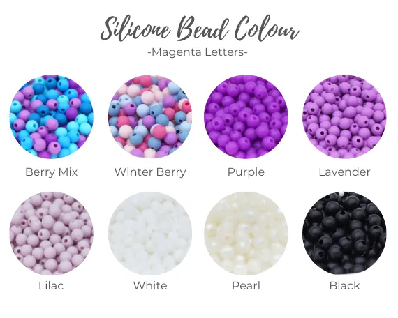 Magenta Personalized Bracelet Kit