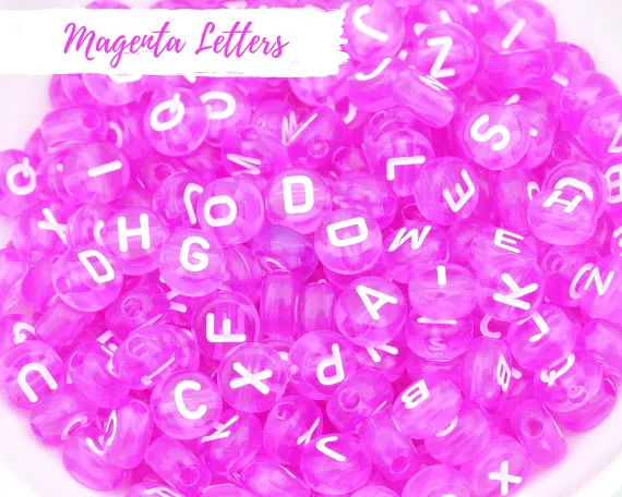 Magenta Personalized Bracelet Kit