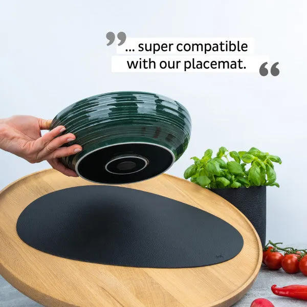 Magnetic Food Bowl 25cm FOREST GREEN By Silwy