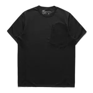 Maharishi Men Polartec Dry Travel T-Shirt Black