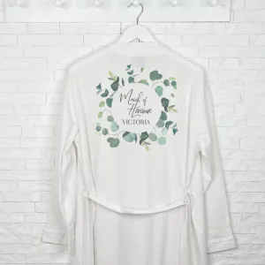 Maid Of Honour Eucalyptus Wedding Dressing Gown